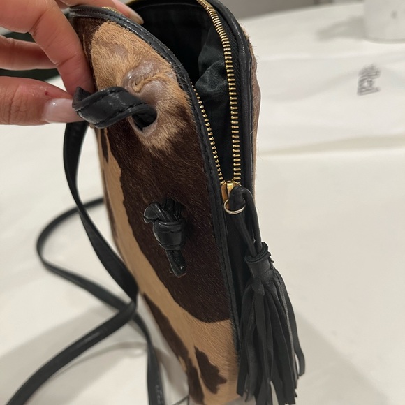 Bottega Venetta Cowhide Brown Crossbody Bag - Picture 6 of 10